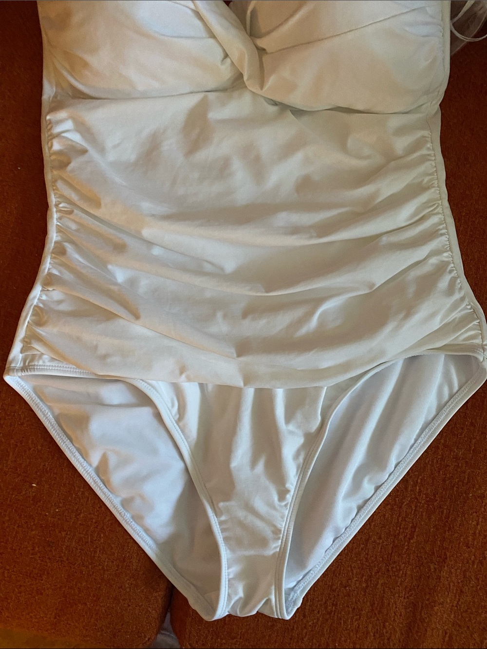Anne Cole White Strapless One-Piece Swimsuit - Picture 3 of 7